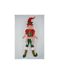 ORNAMENTO BUFON 24PLG ROJO/VERDE