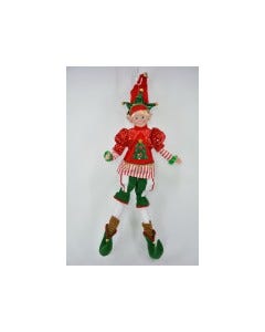 ORNAMENTO BUFON 30PLG ROJO/VERDE