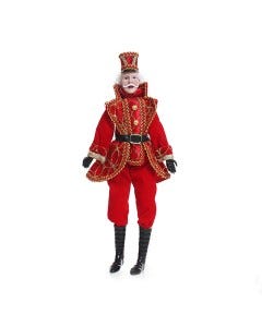 ORNAMENTO SOLDADO 18PLG ROJO/DORADO