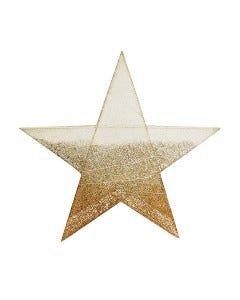 FIG. DECORATIVA ESTRELLA PLATA 100X20X96CM