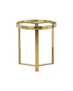MESA LATERAL 50X55X50CM DORADO