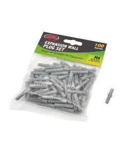 JGO D/TAPONES DE EXPANSIÓN PARA PARED 100 PZS