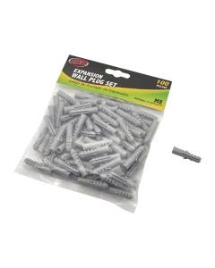 JGO D/TAPONES DE EXPANSIÓN PARA PARED 100 PZS