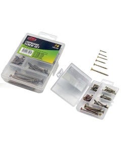 JGO D/TORNILLOS P/TABLERO AGLOMERADO 76 PZS