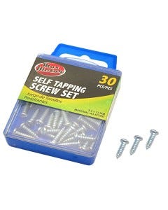 JGO D/TORNILLOS AUTORROSCANTES 30 PZS