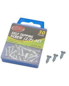 JGO D/TORNILLOS AUTORROSCANTES (Z/P) 30 PZS