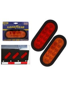 LED 6.5" 10 LED, 12V/24V
