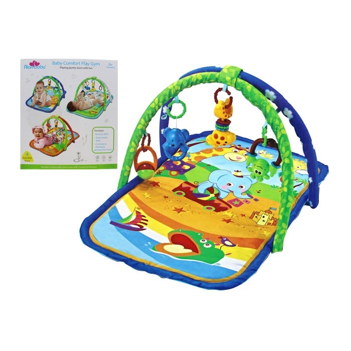 Alfombra Juego Bebé Play and Go Moulin Roty- Juguetes online Lobo Feliz