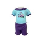 CONJ D/SHORT P/BEBES NINAS 0-6/9M
