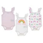 BODY P/ BEBES NINAS 3PZS 0-12M