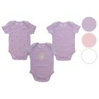 BODY P/ BEBES NINAS M/C 3PZAS 0-12M