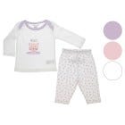 CONJ D/PIJAMA P/ BEBES M/L 0-12M