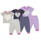 CONJ D/ PIJAMA PANTALON P/ BEBES NINAS 6-24M