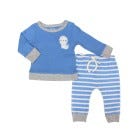 CONJ D/ PANTALON P/ BEBES NINOS (NEWBORN) M/L 2PZS