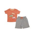 CONJ D/ SHORT P/ BEBES NINOS M/C 0-12M