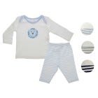 CONJ D/ PIJAMA P/ BEBES NINOS 2PZAS M/L 0-12M