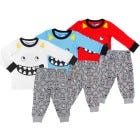 CONJ D/ PIJAMA P/ BEBES NINOS 6-24M