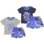 CONJ D/ PIJAMA SHORT P/ BEBES NINOS 6-24M