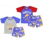 CONJ D/ PIJAMA SHORT P/ BEBES NINOS 6-24M