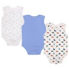 SET D/ 3 PZAS P/ BEBES NINOS (BODY S/M) 0-12M
