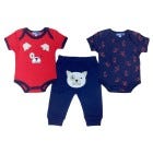 ROPA P/ BEBES NINOS 3PZAS 0-9M