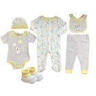 SET D/ ROPA P/ BEBES UNISEX 7 PZAS 0-6M