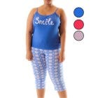 CONJ D/ PIJAMA CAPRI S/M P/ SRAS L-3XL