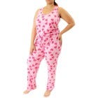CONJ D/ PIJAMA PANTALON P/ SRAS S/M 1X-3X