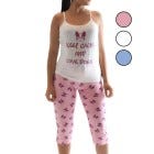 CONJ D/ PIJAMA CAPRI S/M P/ SRAS S-XL