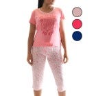 CONJ D/ PIJAMA CAPRI M/C P/ SRAS S-XL