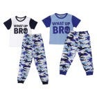 CONJUNTO D/ PIJAMA P/ NINOS 2PZAS 2-8