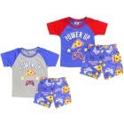 CONJ D/ PIJAMA SHORT P/ NINOS 2-8