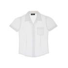 CAMISA ESCOLAR P/ NINAS M/C 4-10