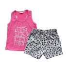 CONJ D/ PIJAMA SHORT P/ NINAS 2-8