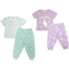 CONJ D/ PIJAMA PANTALON P/ NINAS 2-8