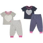 CONJ D/ PIJAMA PANTALON P/ NINAS 2-8