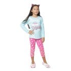 CONJ D/ PIJAMA PANTALON P/ NINAS 7-14