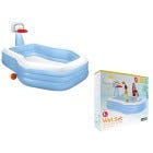 PISCINA DE JUEGOS INFLABLE 101"X74"X51"