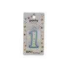 VELA P/CUMPLEAÑOS NO.1 6.5CM