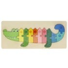 JUEGO DIDACTICO DE MADERA COCODRILO 30X1.5X13CM